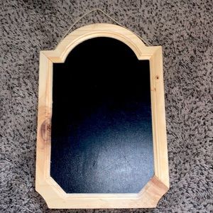 hanging chalkboard